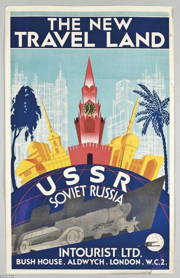 USSR Soviet Russia The new travel land  Print